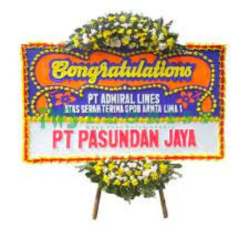 Karangan Bunga Ucapan Selamat Kawali